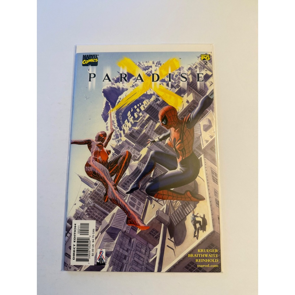 Paradise X 2 Marvel Comics 2002 Spider-Man Spider-Girl Alex Ross Cover Krueger